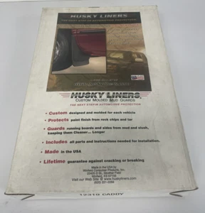 Husky Liner Rear Mud Guard Set 57311, 95-04 Chevy Blazer with ZR2/Highrider Pkg - Picture 1 of 10