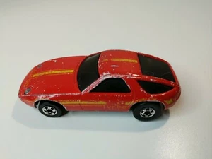 Hot Wheels Red Porsche P-928 Gold Hot Ones Loose 1982 Hong Kong Mattel - Picture 1 of 6