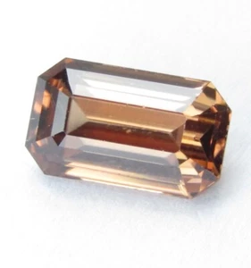 3.00Cts Stunning Ultra Rare Natural Copper Pink Zircon Emerald Loose Gemstone - Picture 1 of 6