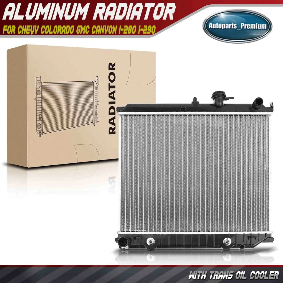 Radiador para Chevy Colorado GMC Canyon 04-12 Isuzu i-280 i-290 i-350 transmisión automática Foto 1 de 4