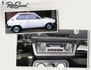für VW Polo 1975 1976 1977 1978 Oldtimer Auto Radio DAB+ UKW FM Bluetooth AUX-in - Bild 1 von 12