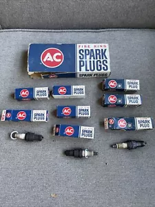Box Of 10 NOS Original AC Spark Plugs - 7- 45N & 3- R45 NSX - Picture 1 of 9
