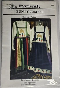 Fabricraft Häschen Pullover 351 mit Applikationen Vintage 1994 unbenutzt - QP5 - Bild 1 von 3
