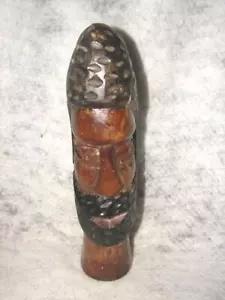 Antike Holz geschnitzte afrikanische Mann Statue 11 1/2 cm groß - Bild 1 von 3