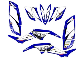 All Years RAPTOR 350 13 FLY Blue Senge Graphics Kit Compatible with Yamaha - Picture 1 of 7