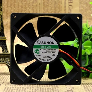 New SUNON KDE1209PTV1 12V 1.8W 9025 chassis power supply 9CM cooling fan 2pin - Picture 1 of 5