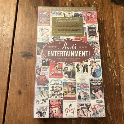 That's Entertainment! Ultimate Anthology of MGM Musicals CD Rhino 6 Disc Box Set Foto 1 de 4
