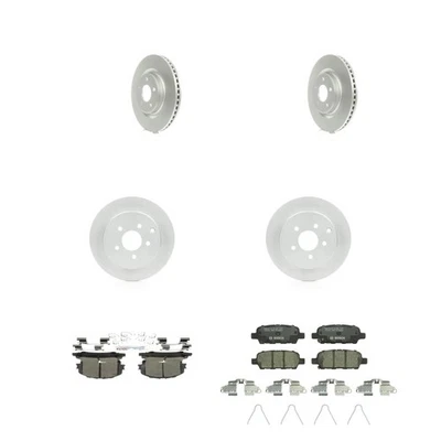 Kit de pastillas de freno y rotor de cerámica Bosch QuietCast para Infiniti Q50 Q60 2014-2024 Foto 1 de 4