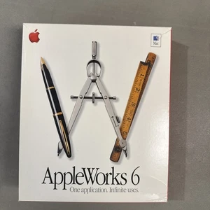 AppleWorks 5 Software Version 5.0.3 - MAC Windows - Picture 1 of 3