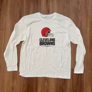 Cleveland Browns Football Fanatics weißes Langarm NFL T-Shirt XL - Bild 1 von 5