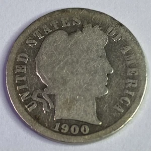 1899-S Barber Silver Dime, Semi Key Date! 90% Silver Coin - Picture 1 of 4