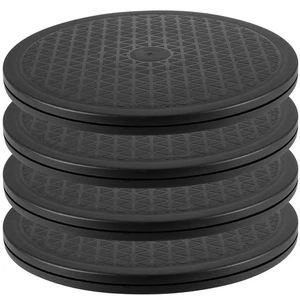 4 Pack 10 Inch Rotating Swivel Stand Turntable, 360° Round Swivel Turntable w... - Picture 1 of 6