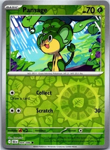 Pansage 004/086 - SV: Black Bolt Reverse Holo - Picture 1 of 2