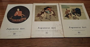 Japanese Art booklets Fernand Hazan Vol i-III #3 is damaged Color photos Vtg - Imagen 1 de 15