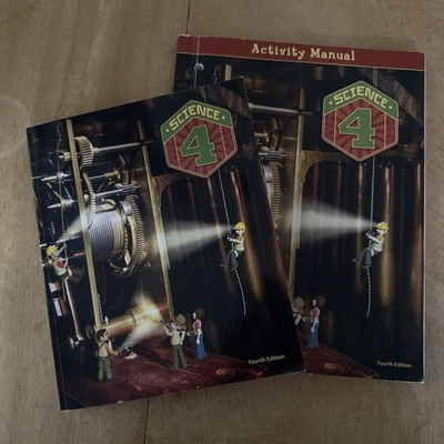 BJU Press Science 4 Student Text And  Activity Manual Set Textbook 4th Edition - Image 1 of 4