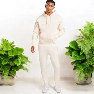 Nike Club Fleece Men's Sweatsuit Guava Ice Light Pink Fleece 2 PC Tracksuit NWT - Picture 1 of 12