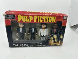 2004 Pulp Fiction GeOms Action Figures - The Cast: Vince, Mia, Jules, Marsellus - Picture 1 of 5