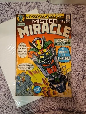 Mister Miracle #1 DC Comics 1971 - 1st App Mister Miracle Bronze Age Jack Kirby - Image 1 of 4