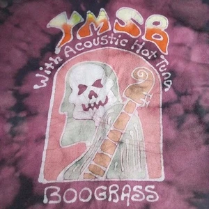 Vintage Yonder Mountain String Band Boograss 2003 Reverse Tie Dye T-Shirt - Picture 1 of 5