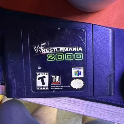 Cartucho auténtico probado WWF Wrestlemania 2000 (Nintendo 64, 1999) Foto 1 de 2