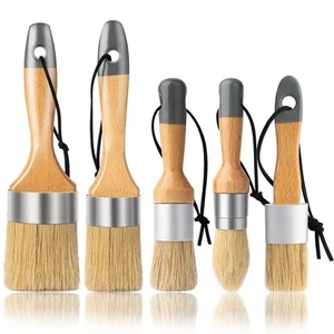 Juego de 5 pinceles de cera y pintura de tiza para Fu... - Imagen 1 de 7