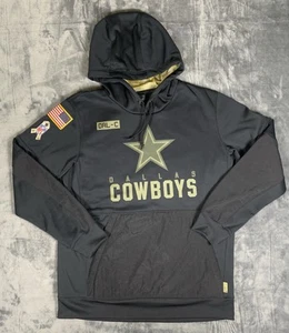 Nike Dallas Cowboys NFL Hoodie Mens L On Field Salute to Service Sweatshirt - Picture 1 of 9