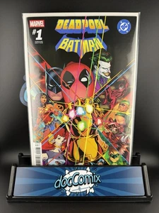 Marvel/DC: Deadpool/Batman #1 Russell Dauterman Infinity Gauntlet Homage NM- - Picture 1 of 3