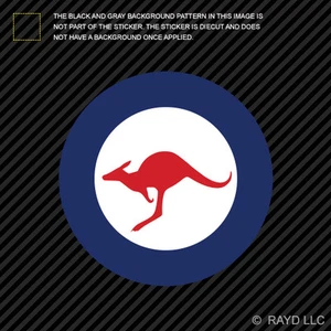 4" Royal Australian Air Force Roundel Sticker Die Cut Decal Australlia RAAF AUS - Picture 1 of 1