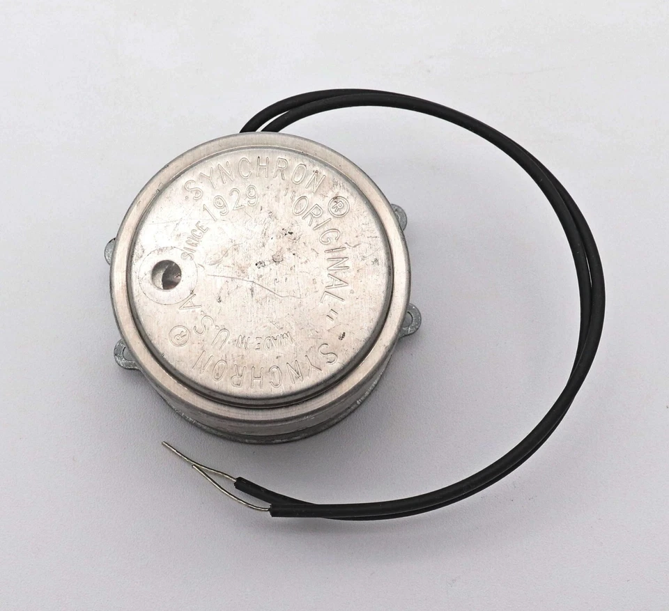 Synchron A43RA NEW Clock Motor Electric Movement Made in USA Made 110 Volt - Image 1 of 3