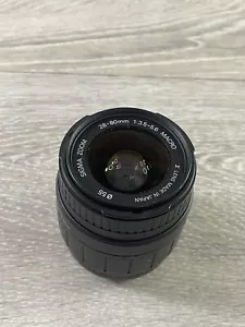 Sigma ZOOM 28-80mm 1:3.5-5.6 MACRO 55 Aspherical for parts only cracked lens - Picture 1 of 5