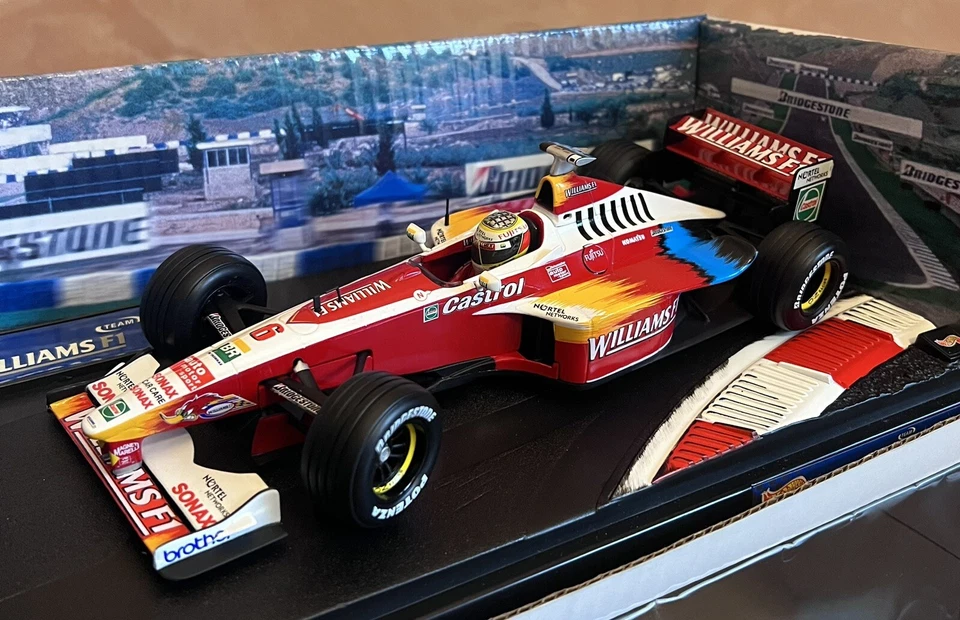 HOT WHEELS RACING  WILLIAMS FW21 1999 RALF SCHUMACHER 1/18 F1 RAREE!!! - Immagine 1 di 4