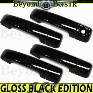 Black Door Handle Cover 4D Fits 2007-2018 Toyota Tundra