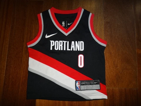 Infant 18 Months Nike Damian Lillard Portland Trail Blazers Icon Edition Jersey Cover