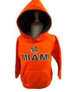 Colosseum UniversityMiami Hurricanes Youth Toddler Hoodie Sweatshirt Orange 5T - Picture 1 of 5