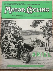 Motorcycling Magazine - 18 July 1957 - James Trials model, BSA B31, Regal O/haul - Picture 1 of 2