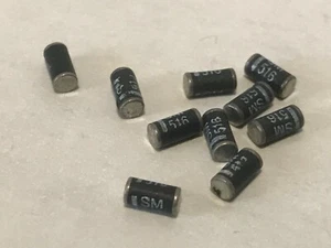 10 X DIOTEC SM516 SURFACE MOUNT SILICON RECTIFIER DIODE 1600V 1A MADE IN GERMANY - Picture 1 of 8