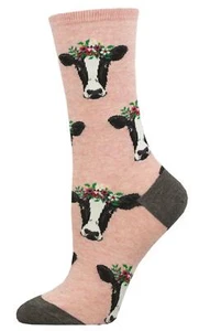Womens Cow Socks Socksmith WOW COW design quality Cotton mix - Picture 1 of 1