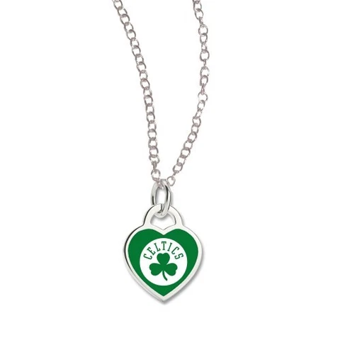 Boston Celtics Wincraft NBA 3-D Heart Team Necklace FREE SHIP Cover
