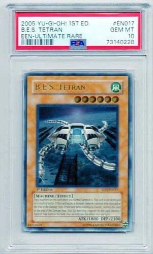 B.E.S. TETRA 1ST EDITION HOLOFOIL EEN-017 PSA #73140228 GRADE GEM MINT 10 2005 - Image 1 of 1