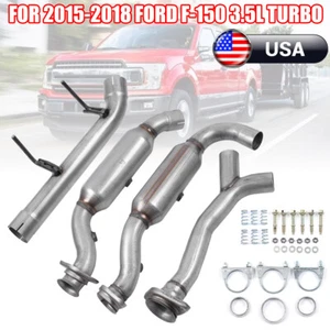 Catalytic Converter Left & Right For 15-18 FORD F-150 3.5L Turbo 52605 70404 EPA - Picture 1 of 11