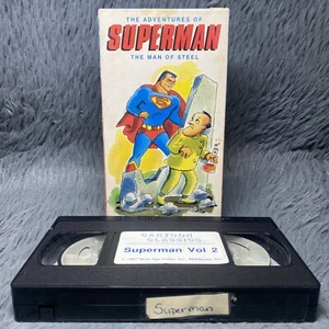 The Adventures Of Superman Funtoon Classics The Man Of Steel VHS 1992 Animated - Picture 1 of 8