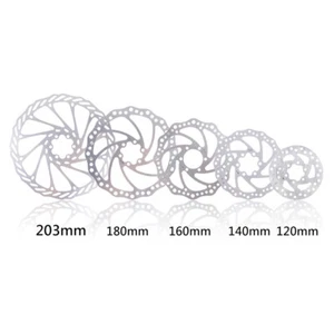 Bike Bicycle MTB Cycling Brake Disc Rotor 120mm140mm/160mm/180mm/203 mm 6 Bolt- - Picture 1 of 13