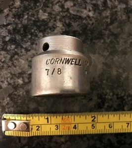 Cornwell 6 1 7/8" 3/4" Drive Shallow 6 Point Chrome Socket  - Picture 1 of 3