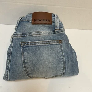 Judy Blue Hi-Rise Boyfriend Distressed Jeans aufgesetzte Tasche Gr. 3/26 Style #88825 - Bild 1 von 5