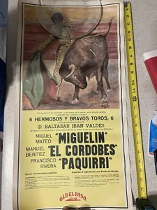 Replik - Stierkampf - Old El Paso - Plaza De Toros Kunst Poster 16"x 24 - Bild 1 von 1