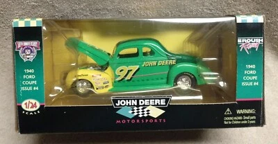 1998 Racing Champions #97 John Deere 1940 Ford Coupe ~ Issue #4 Limited ~ 1/24 - Image 1 of 4
