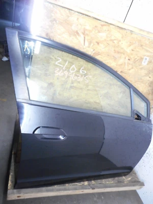 Puerta delantera derecha pasajero Honda Insight negra OEM 10 11 12 13 14 híbrido Foto 1 de 4