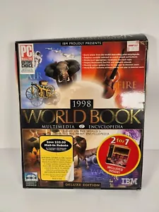 1998 IBM World Book Interactive Encyclopedia - Macintosh/Mac - CIB - Picture 1 of 14