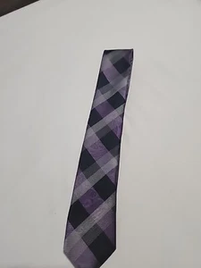 Structure Tie Mens Purple And Grays Neckwear - Picture 1 of 6