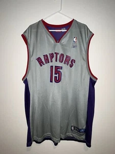 Toronto Raptors #15 Vince Carter Vintage Basketball Jersey Sz 2XL Reebok Y2K - Picture 1 of 8